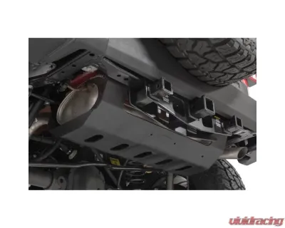 Quadratec Aluminum Modular Muffler Skid Plate Black Jeep Wrangler JK 2|4-Door 2007-2018 - 12500 0219
